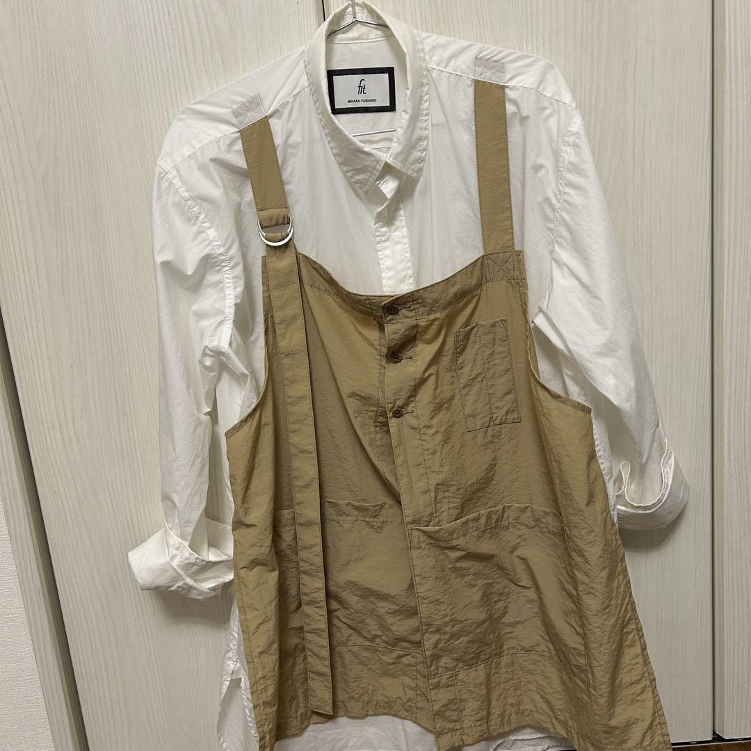 MIHARA YASUHIRO エプロンシャツ オーバーサイズ