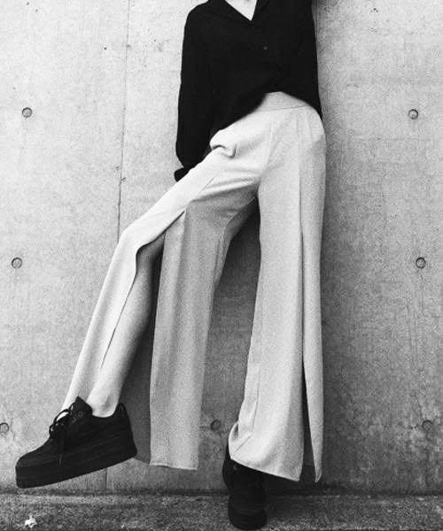 本物保証低価 amail long slit pant パンツ ruPTc-m24004916691 アマイル 定番新品