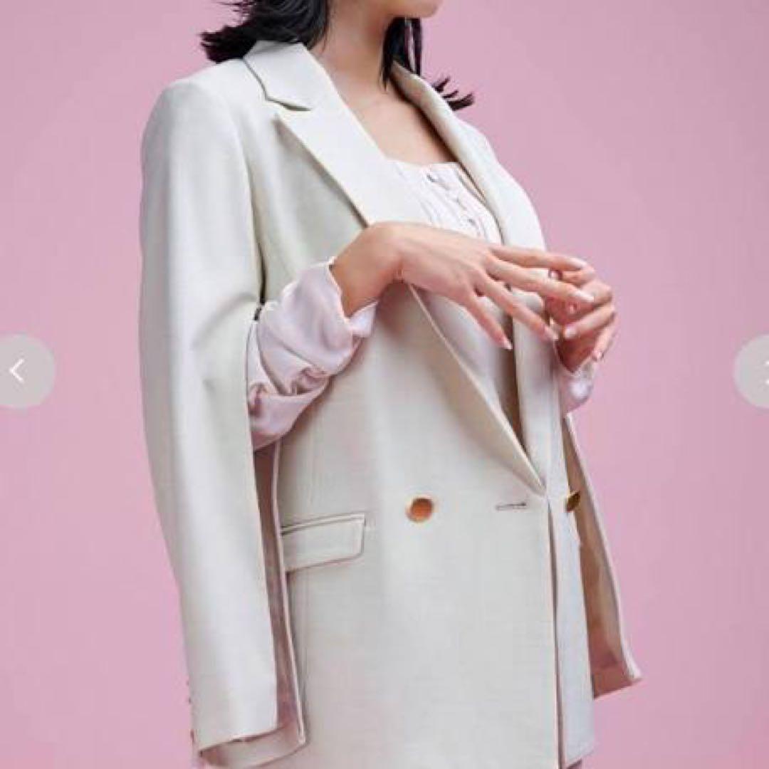 CELFORD♡美品♡袖スリットジャケットべージュ