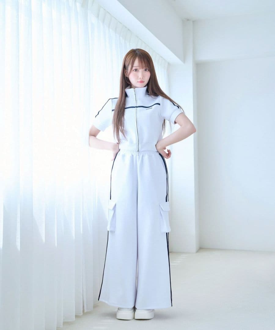 名高い ロゼミューズmarshmallow bicolor セットアップ パンツ SIZE Rosemiu