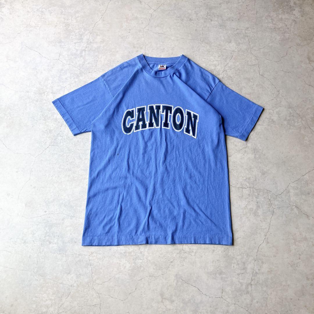 90s USA製 フルーツオブザルーム ヴィンテージTシャツ 袖裾シングル
