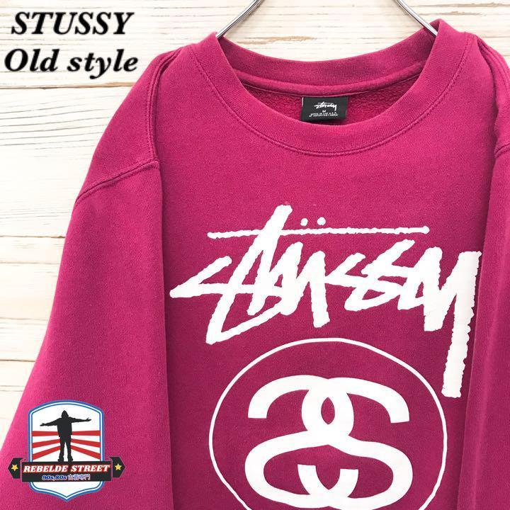 かわいい～！」 M STUSSY☆スウェット 《USA製》ステューシー ワールド