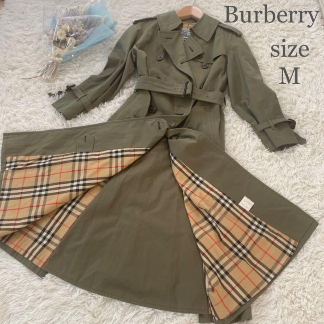 おすすめネット ★ BURBERRY 白タグ トレンチコート ノバチェック バーバリー - トレンチコート