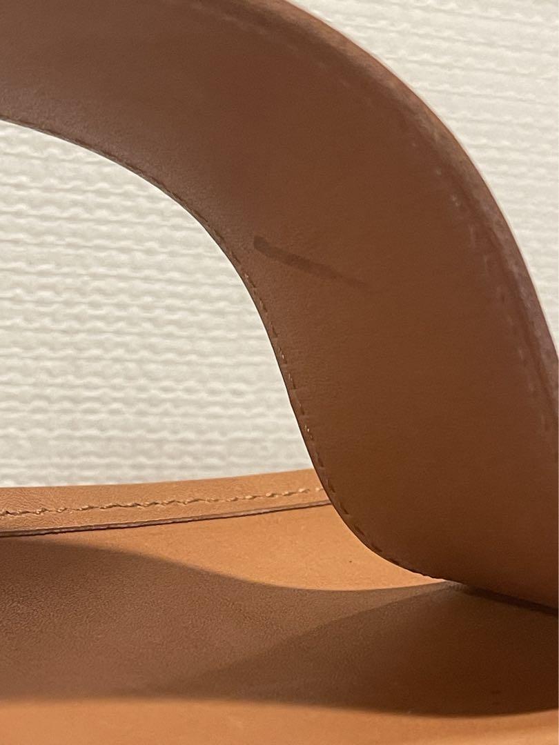 LIFESTYLIST leather mini book bag キャメル レディース