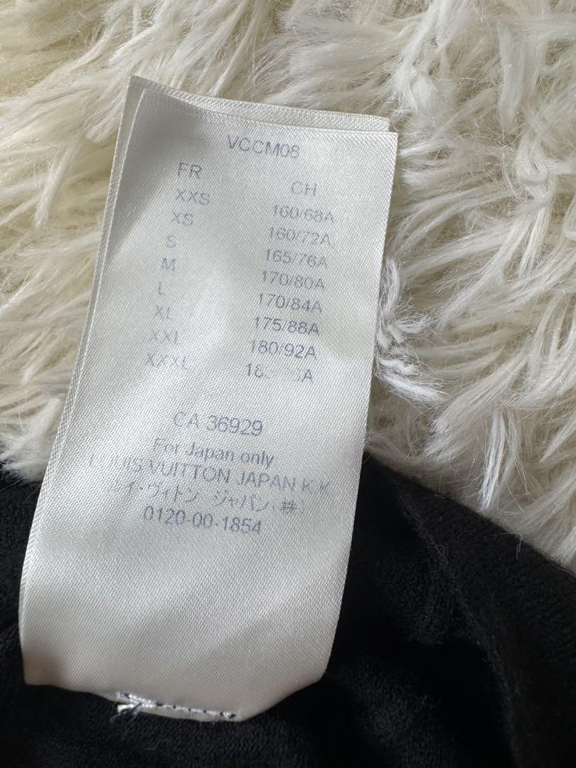 LOUIS VUITTON カットソー　Tシャツ　ウール　メンズ L