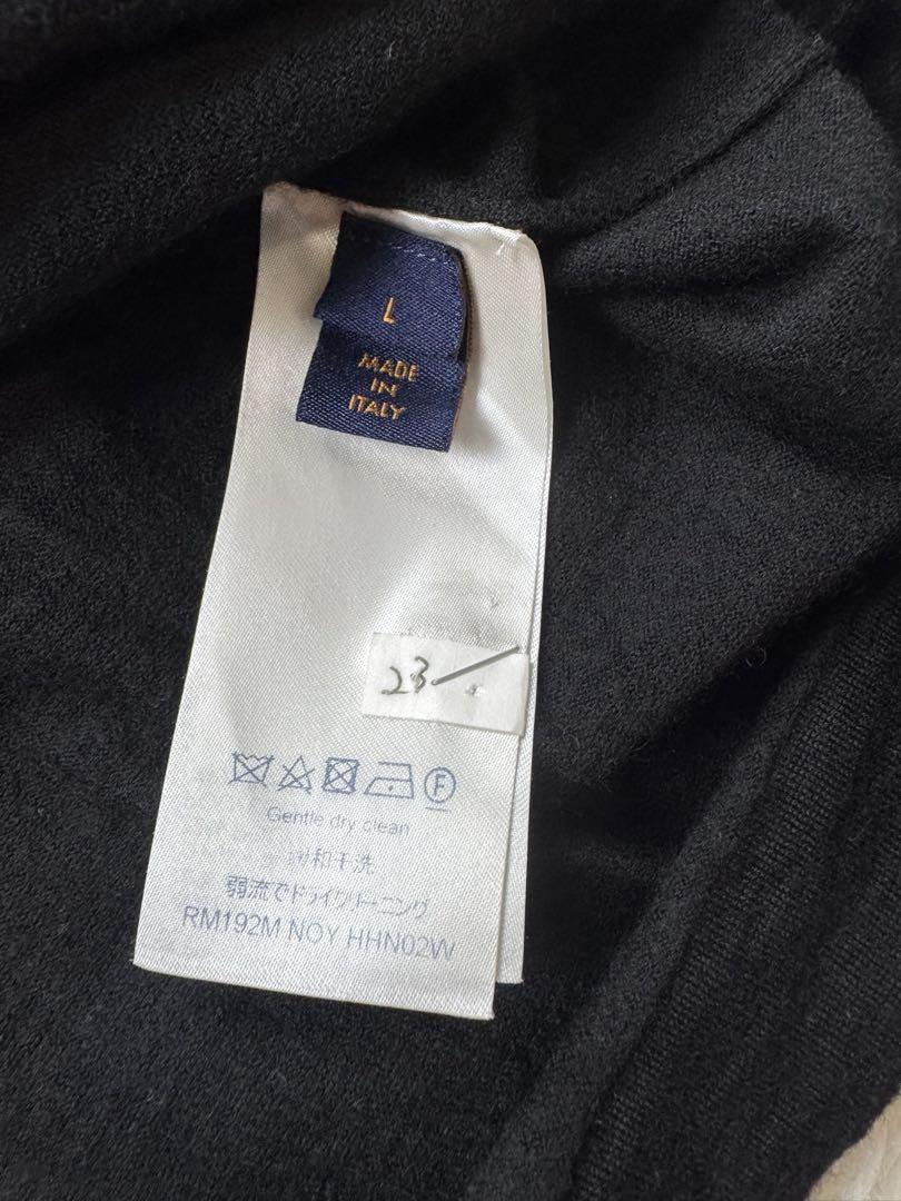 LOUIS VUITTON カットソー　Tシャツ　ウール　メンズ L