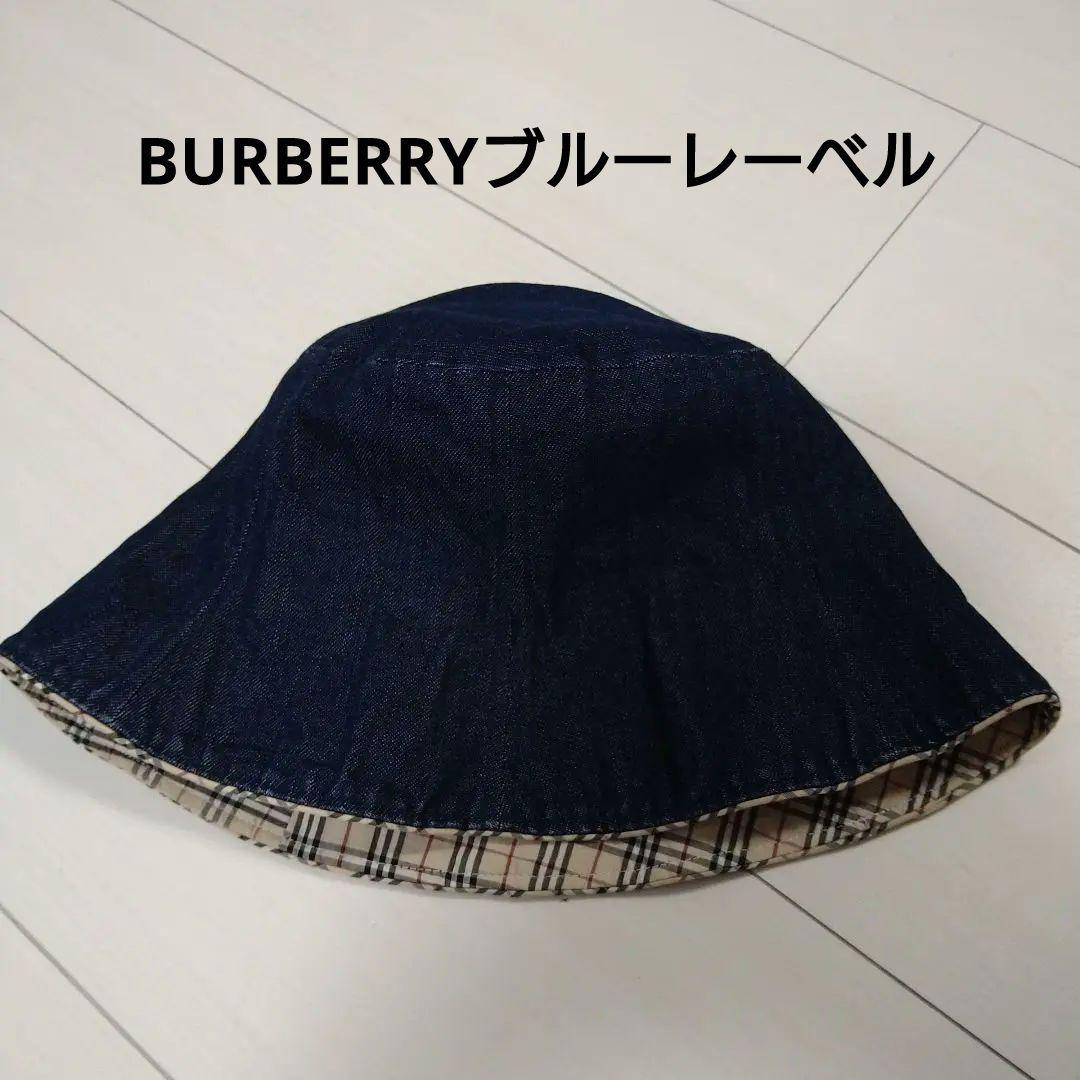バーバリー BURBERRY ブルーレーベル BLUELABEL 帽子 ハット BURBERRY BLUE LABEL(バーバリーブルーレーベル) エンブレム