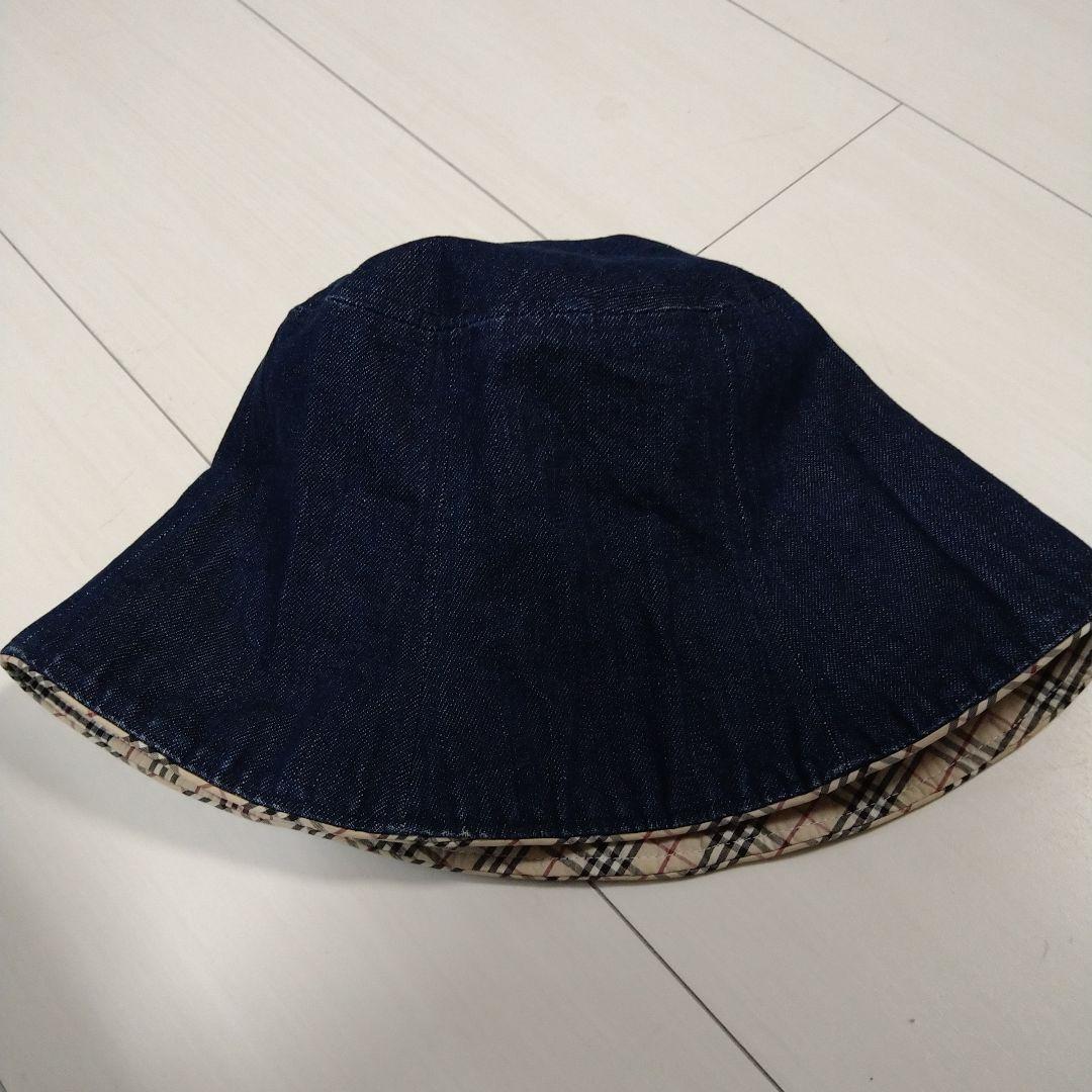 BURBERRYブルーレーベル バゲットハット ネイビー - メルカリ