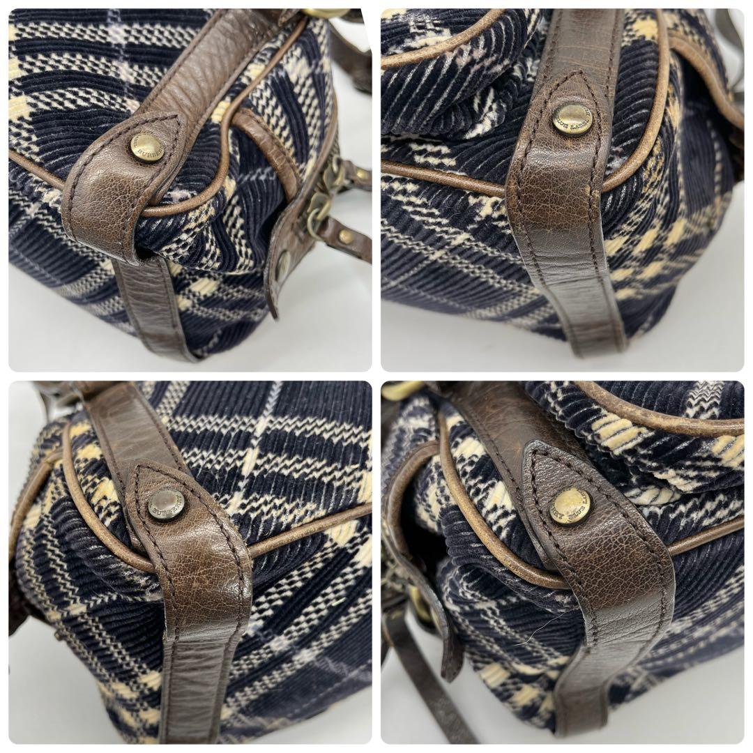 美品✨BURBERRY BLUE LABAL ダブルポケット ショルダーバッグ