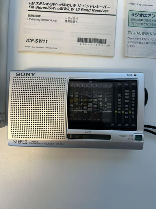 再入荷在庫 SONY 短波ラジオ 極美品 NUpyh-m24018367925 ICF-SW11 2022人気SALE