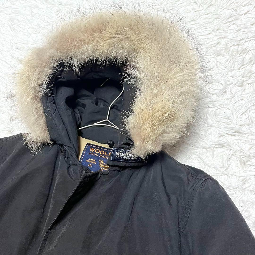 【美品】ウールリッチ アークティックパーカー ダウンジャケット コヨーテファー 90s USA製 Woolrichウールリッチ コヨーテファー アークティック