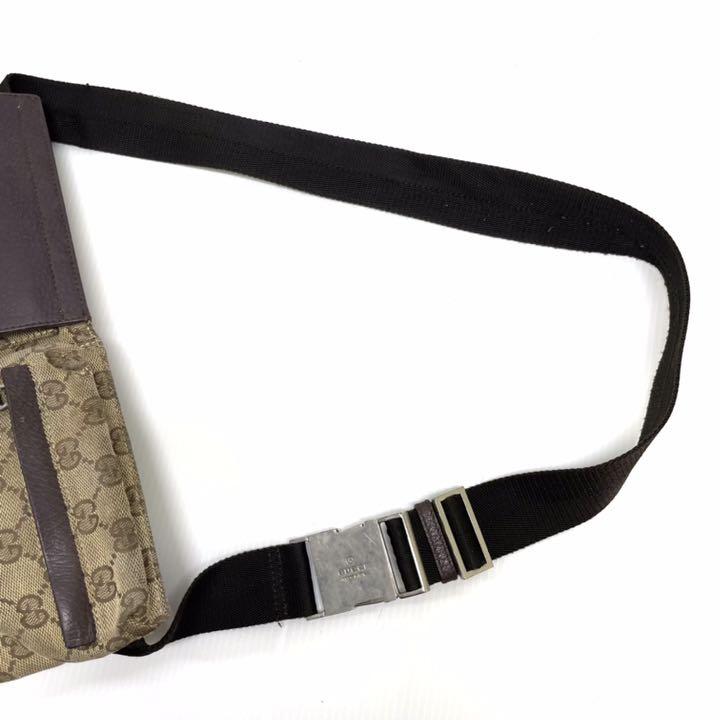 GUCCI 3228 LZyC7-m24020090952 ウエストポーチ 低価正規店
