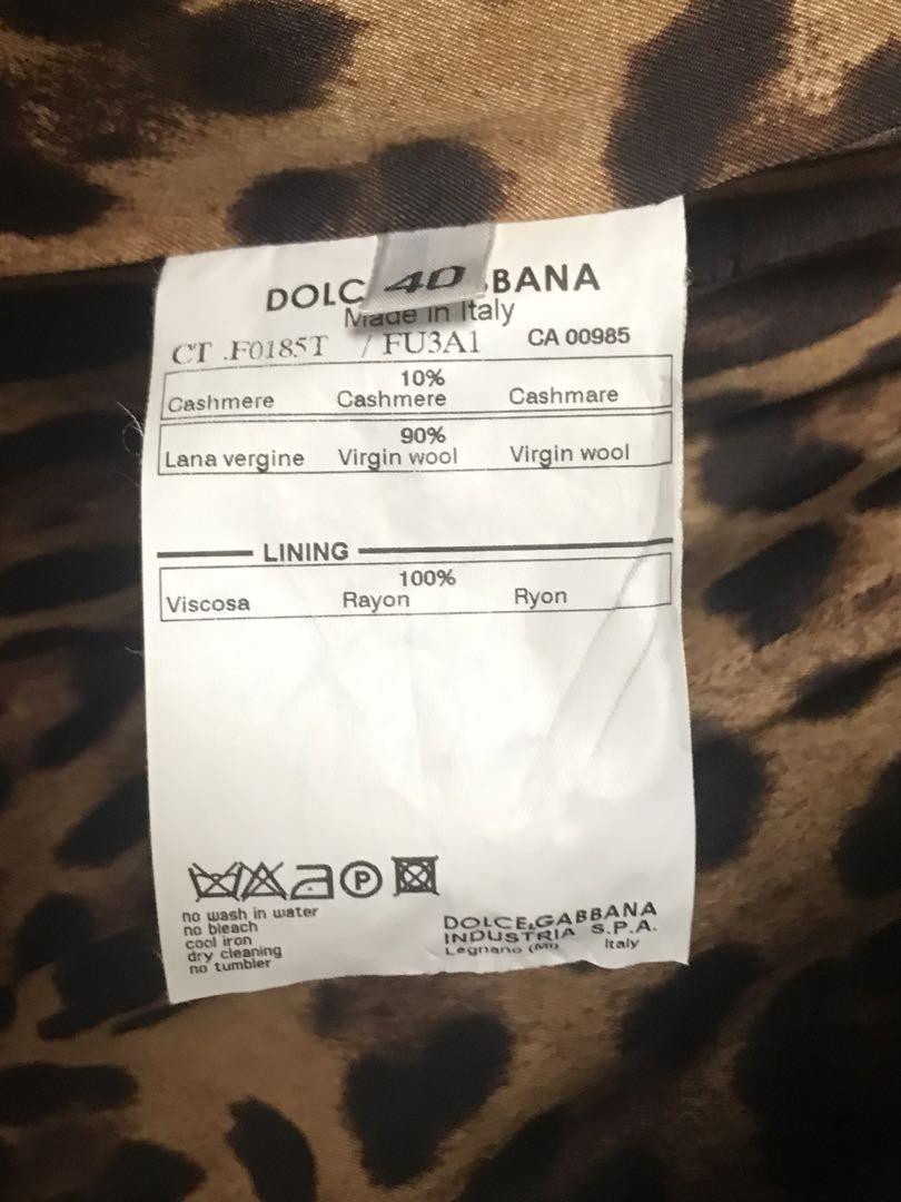 新品同様 希少 DOLCE &GABBANA イタリア製 カシミア 40