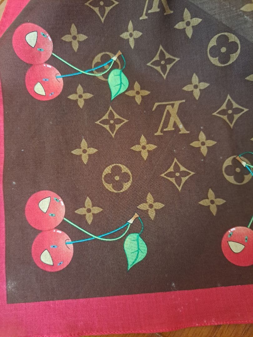 Ki！　　ルイヴィトン/村上隆コラボスカーフ