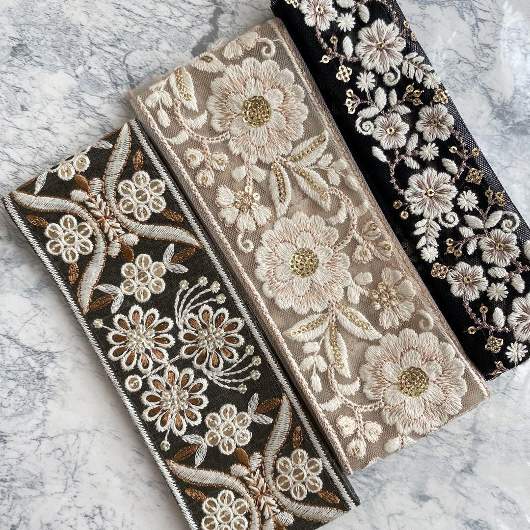 91. インド刺繍リボン和洋裁材料