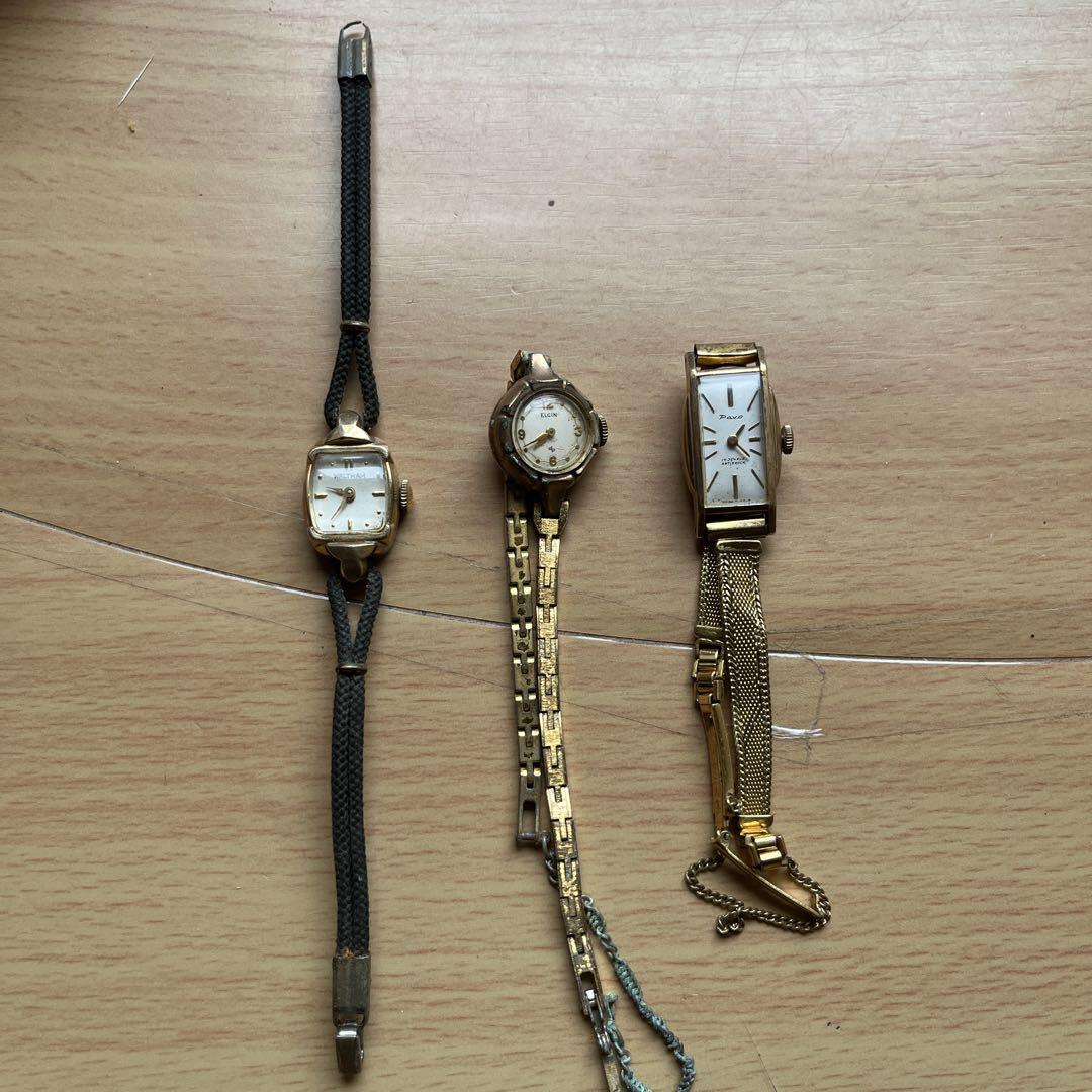 WALTHAM、ELGIN、Pavo 手巻き 腕時計ジャンク