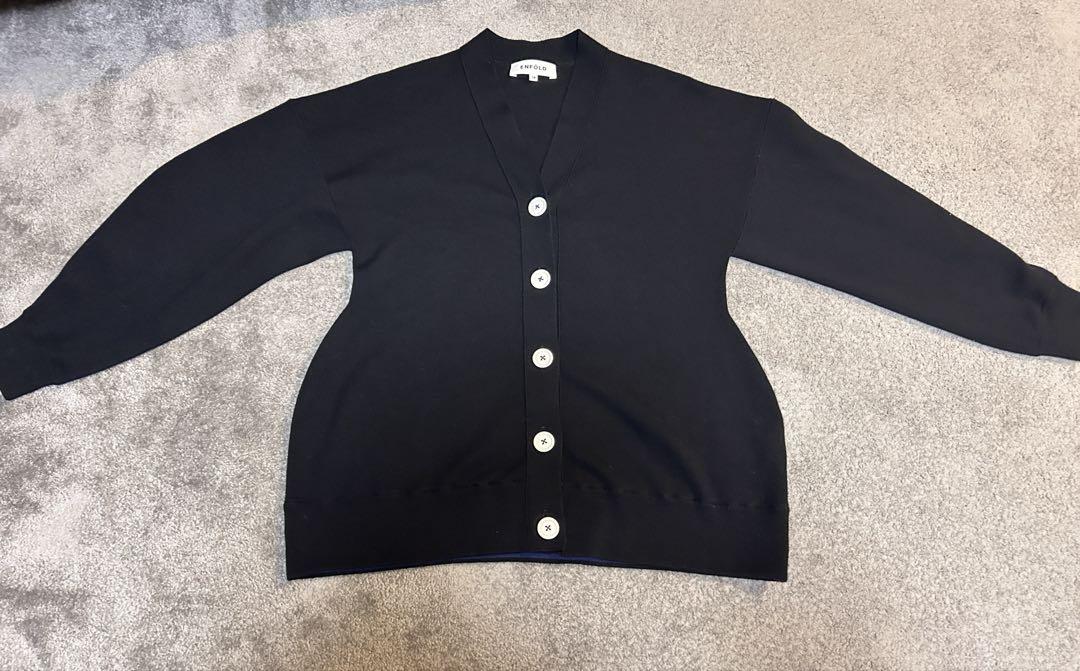 エンフォルド enfold ペプラムカーディガン 22AW 38