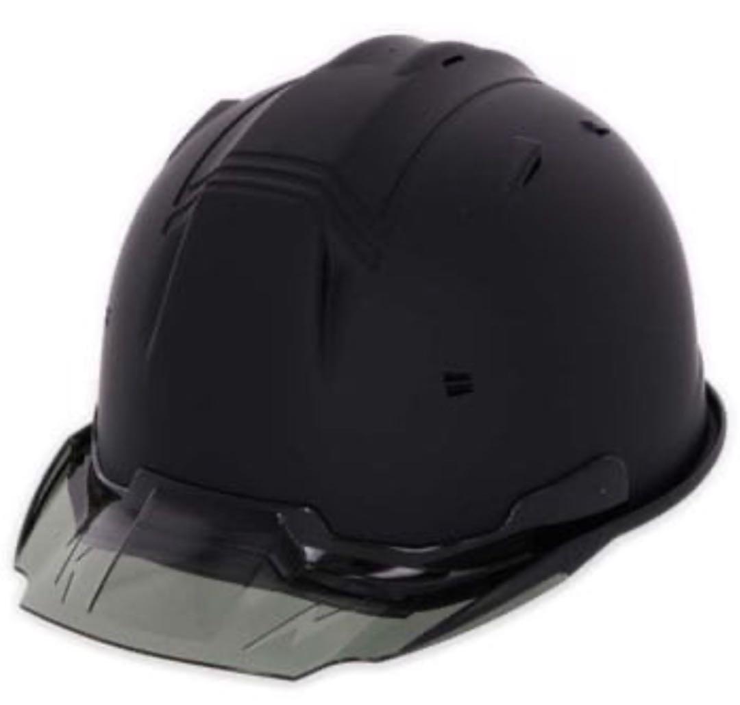ヘルメット　進和化学　SS19V マットブラック　艶消し黒 作業用　工業用