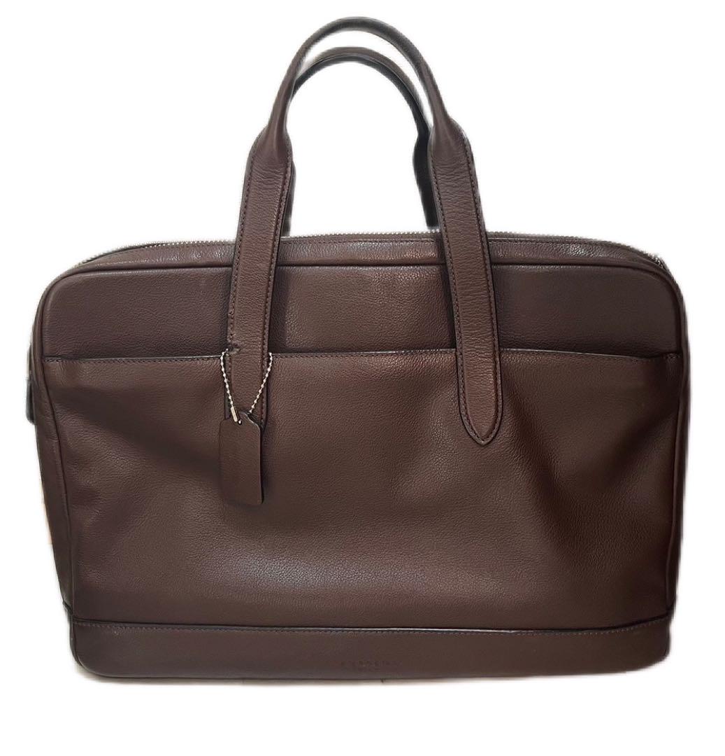 COACH コーチ ビジネスバッグ F22528 ブラウン系 ブリーフケース