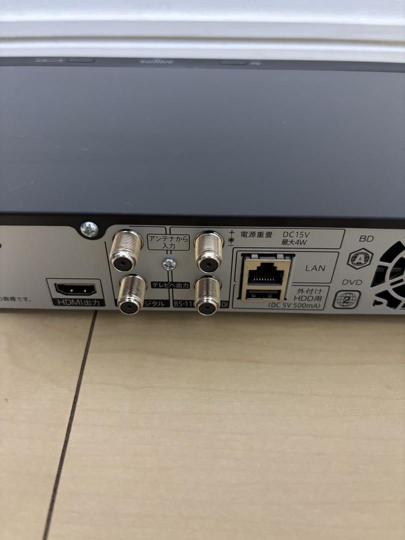 シャープ　ブルーレイレコーダー　2022年製　1TB 2番組同時録画