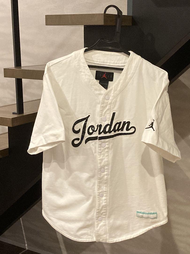 NIKE JORDAN ベースボールシャツ23　140 90s NIKE AIR JORDAN ベースボール シャツ - Chago Chago Boutique