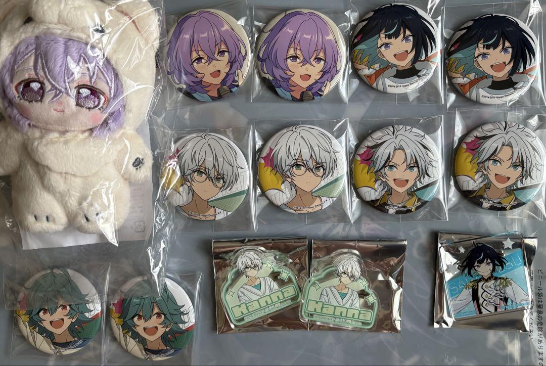 ユメ コレ缶 あんスタ いつぬい ユメ 4piece缶バッジ カンナ エス 維吹
