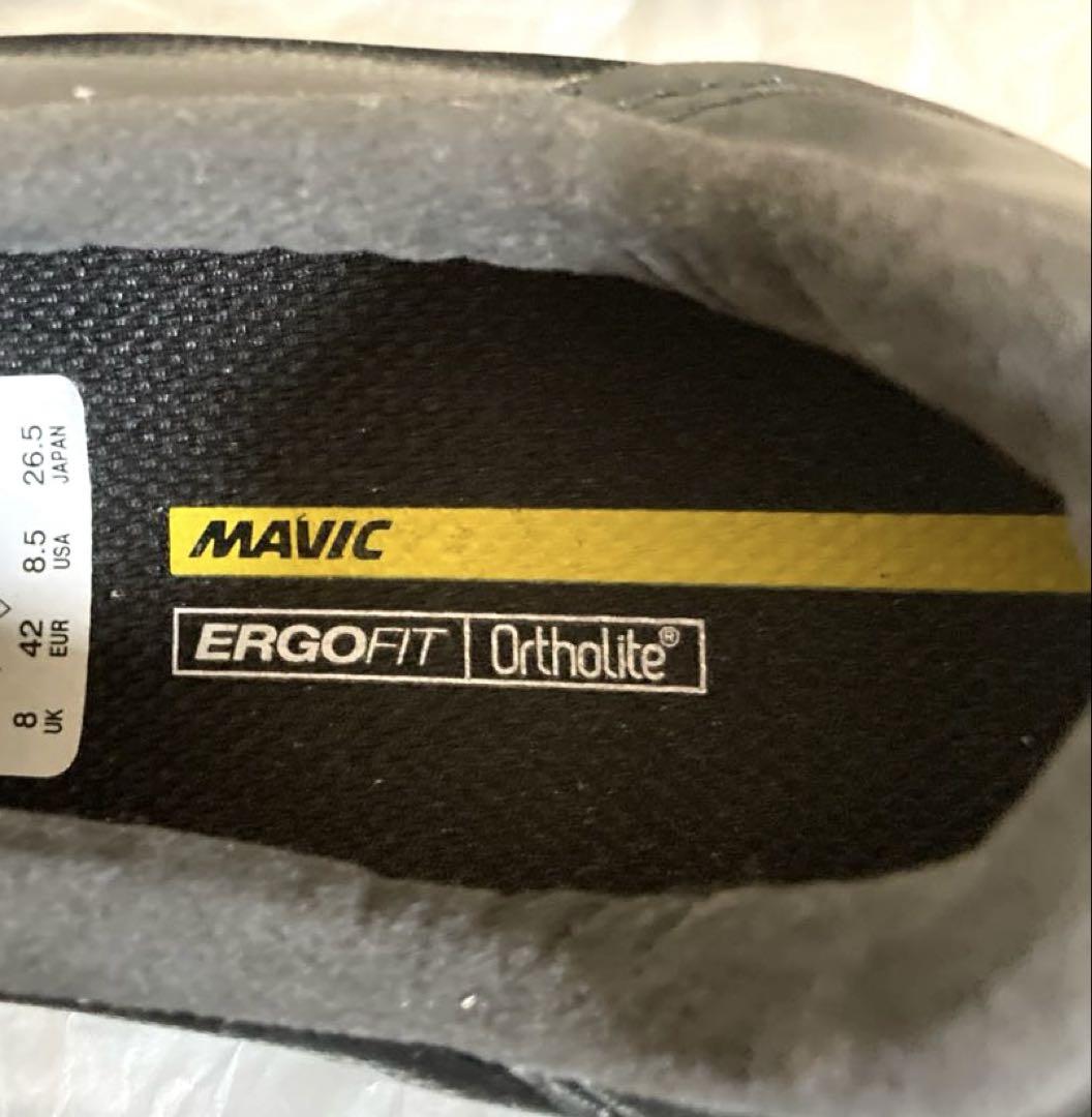 MAVIC ロード シューズ ブラック 26.5 新品同様 ウェア