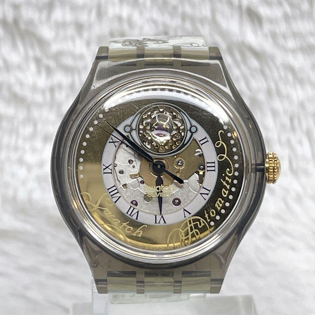 美品✨Swatch オートマチックモデルPitti SAM105 裏スケ
