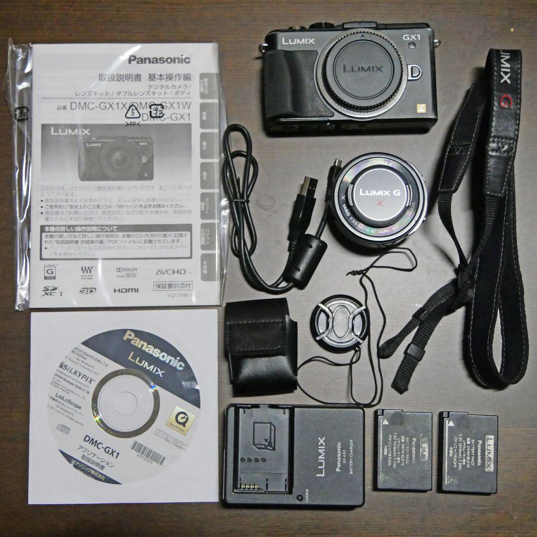 交渉可★パナソニック ルミックス DMC-GX1(電動ズームレンズキット)黒