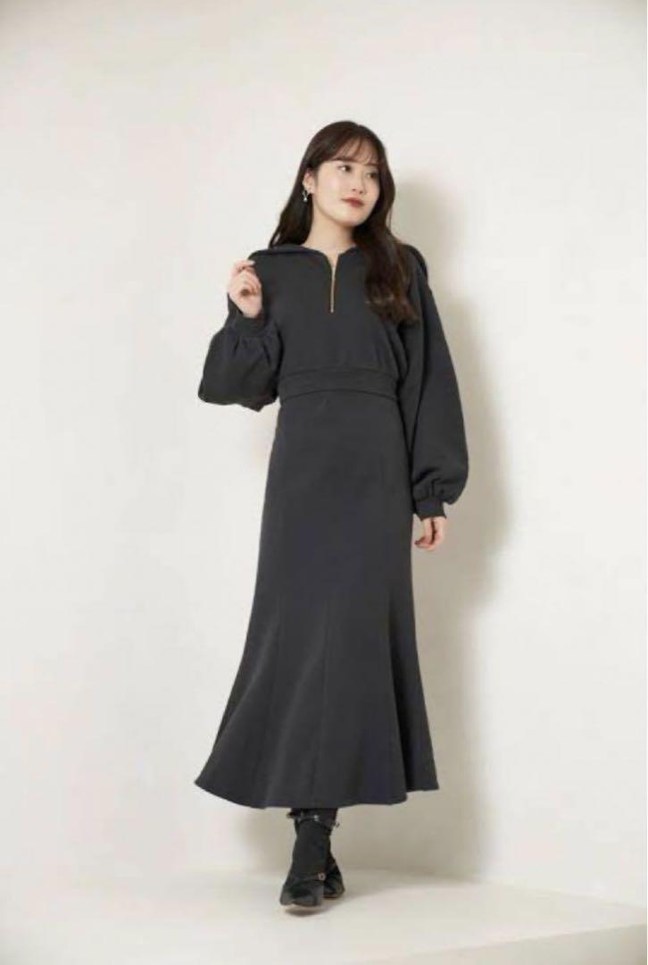 herlipto Half Zip Sweat Dress