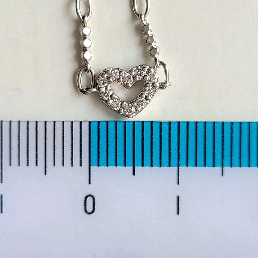 秋の特別セールK18WG 天然ダイヤモンド ブレスレット 5mIcq-m24036385508 Heart 格安定番