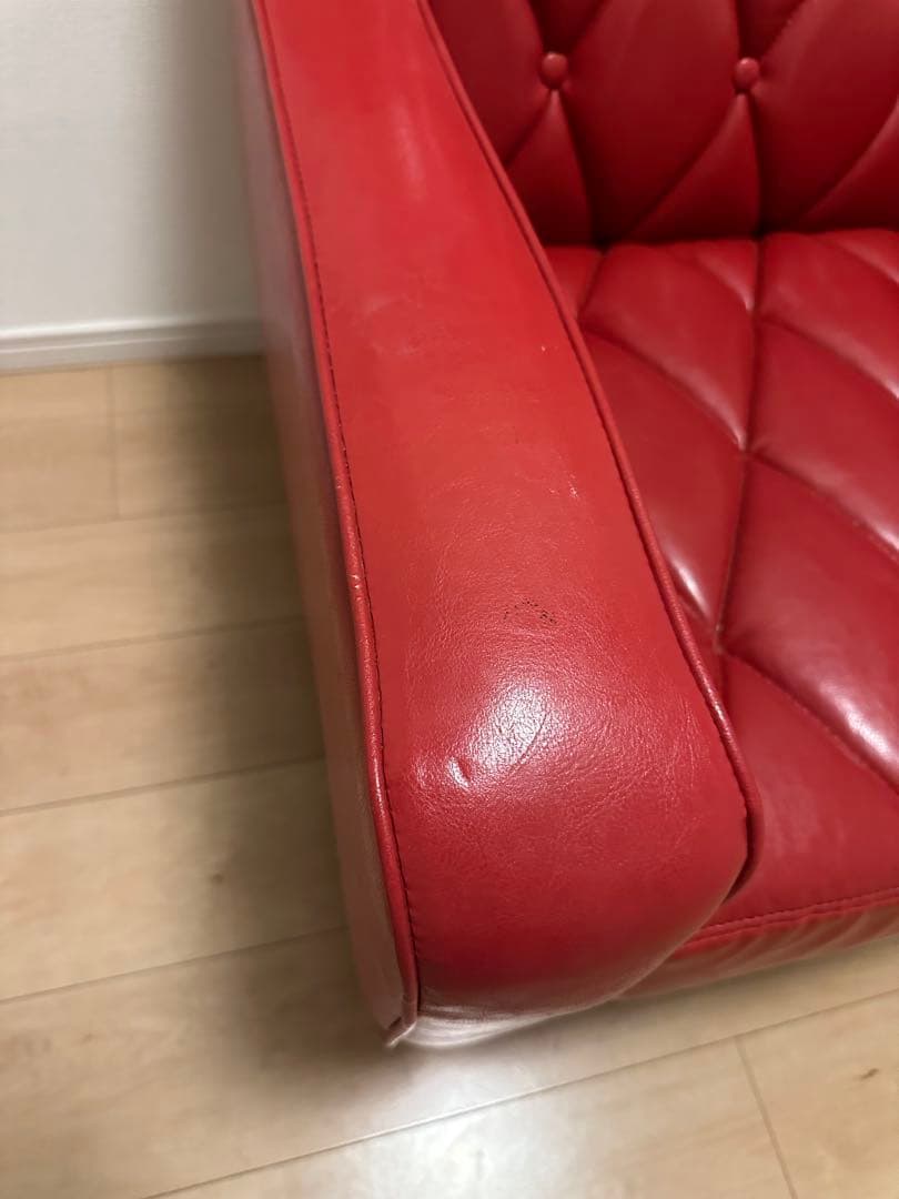 ビンテージ1人掛けソファ目立った傷や汚れなし