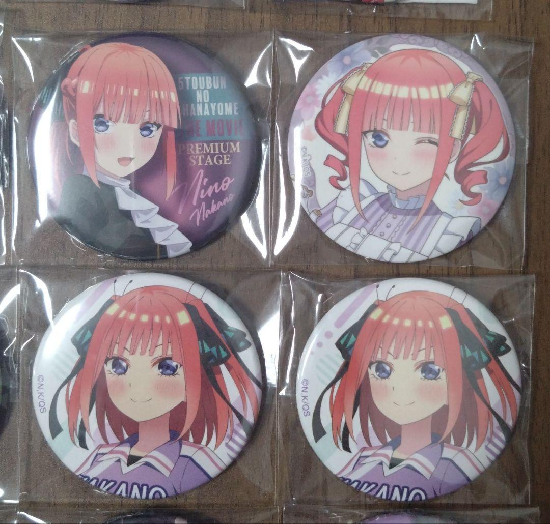 五等分の花嫁　中野二乃　缶バッジ　まとめ売り　２８点セット