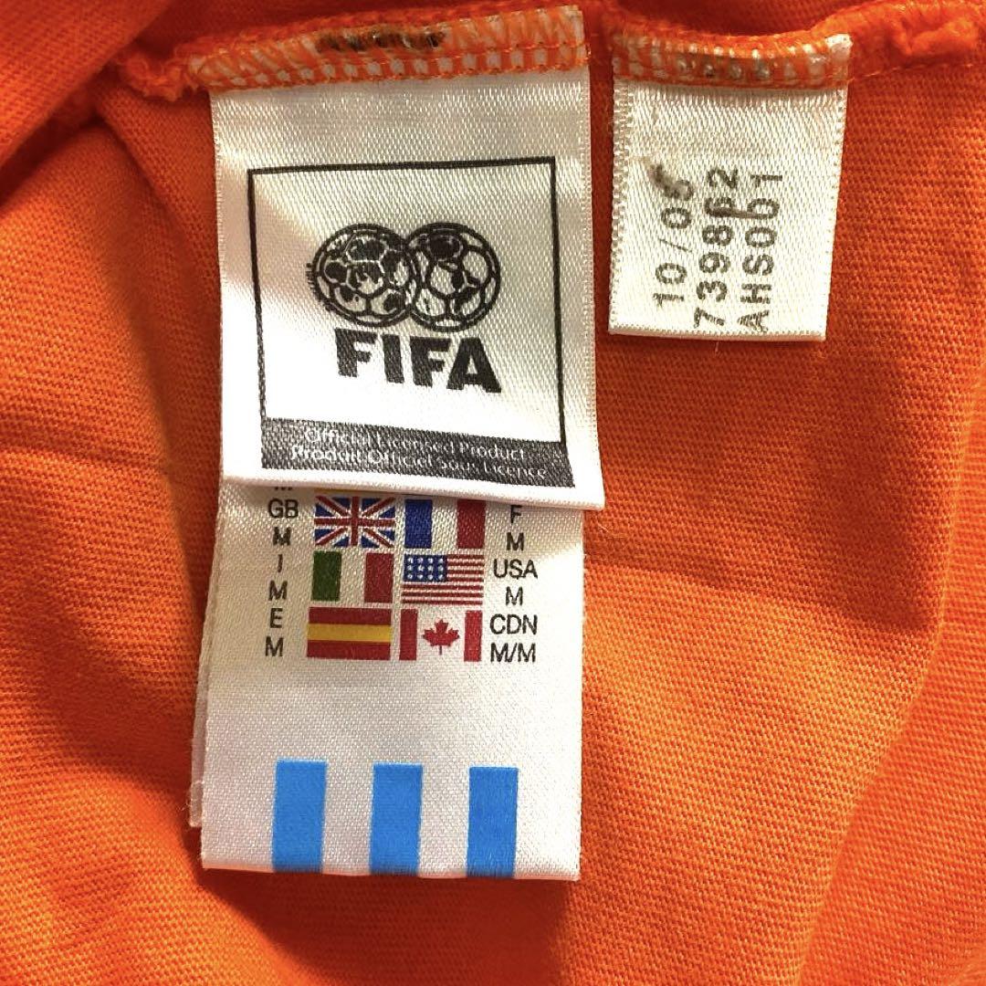 adidas オランダ代表 1974 W杯 西ドイツ大会 復刻Tシャツ XL