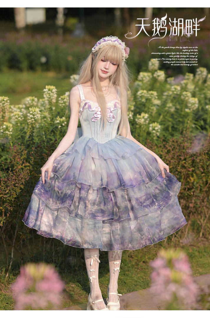 LO1342 lolita オリジナル ワンピース 洋装 jsk