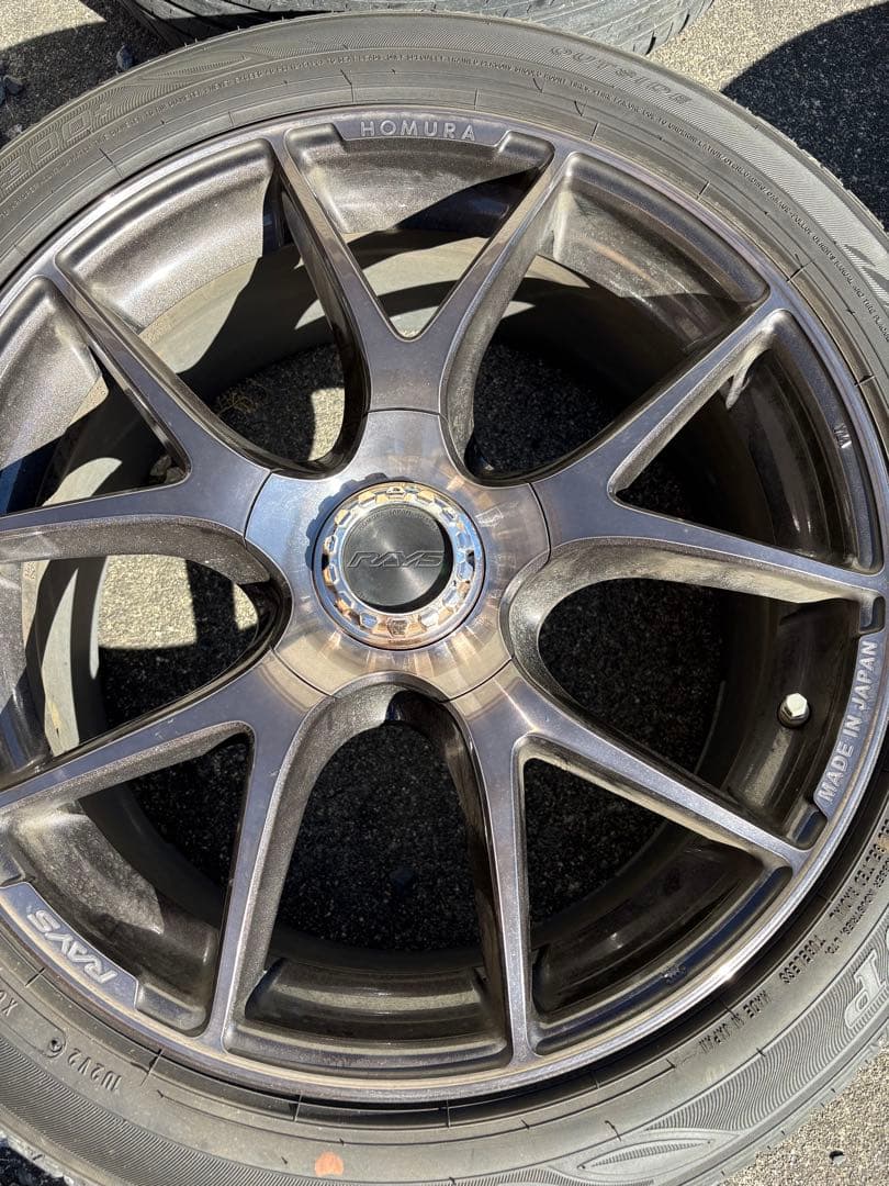 RAYS HOMURA 215/50R18 ダンロップ エナセーブ タイヤセット RAYS HOMURA 215/50R18 ダンロップ エナセーブ タイヤセット