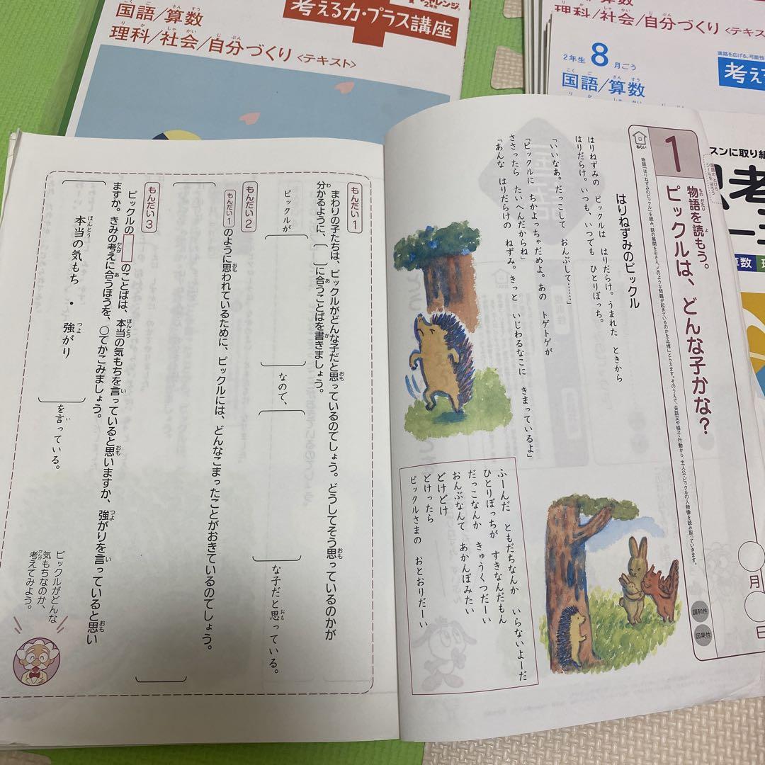 チャレンジ2年生 考える力、プラス講座