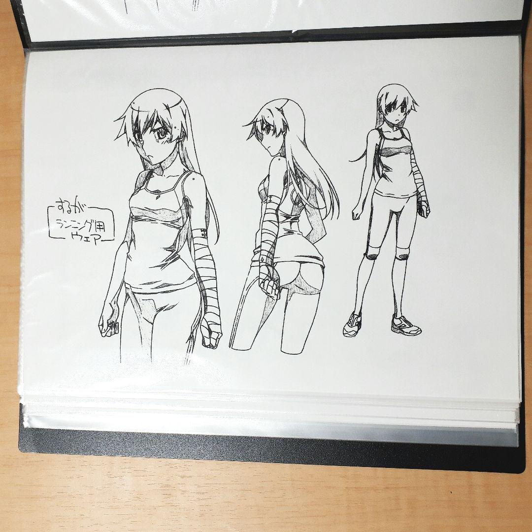 花物語 キャラクター設定集 物語シリーズ メルカリ