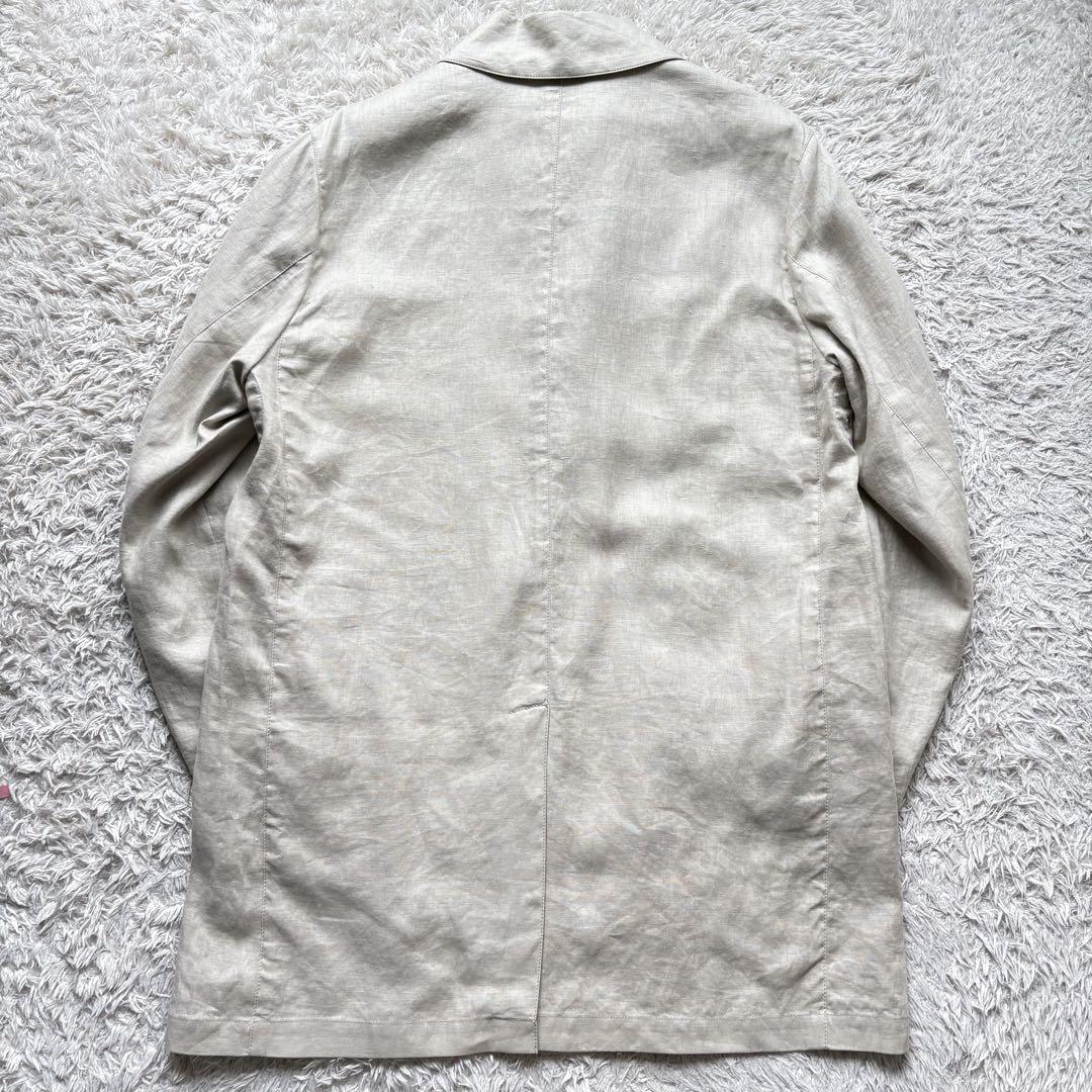 ☆リネン100％ Lサイズ☆ MACKINTOSH ステンカラーコート