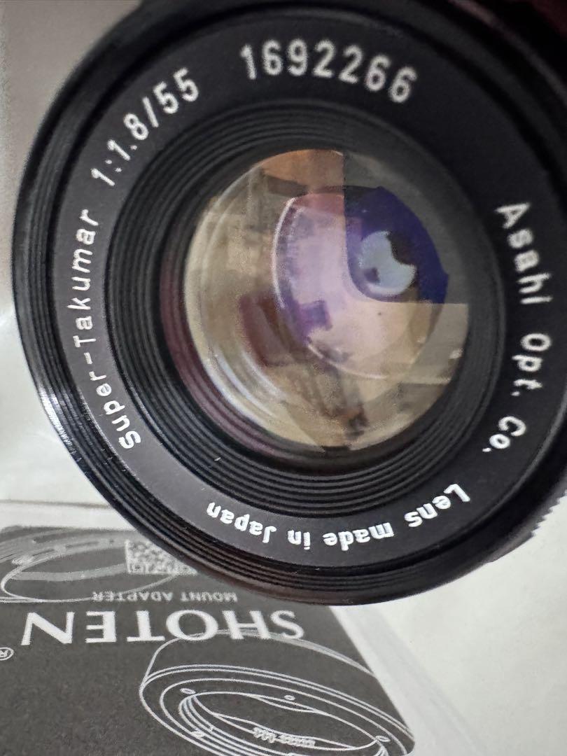 Super Takumar 55mm f1.8 m42 オートフォーカスセット
