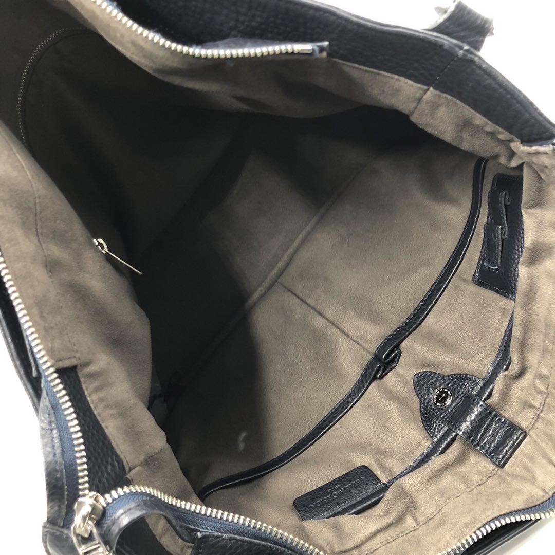 美品✨PELLE MORBIDA ビジネスバッグ トート メンズ 黒 レザー