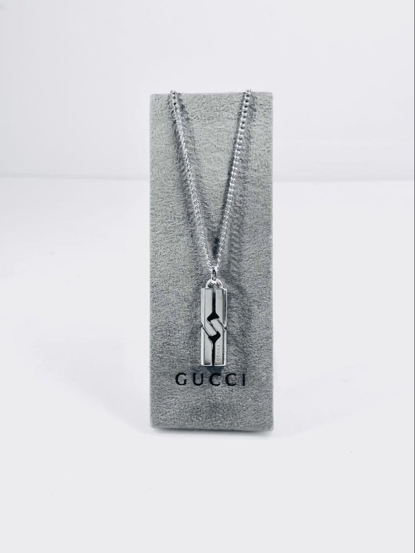 め*ま様 【美品】GUCCI ノット インフィニティ ネックレス 男女兼用　SV