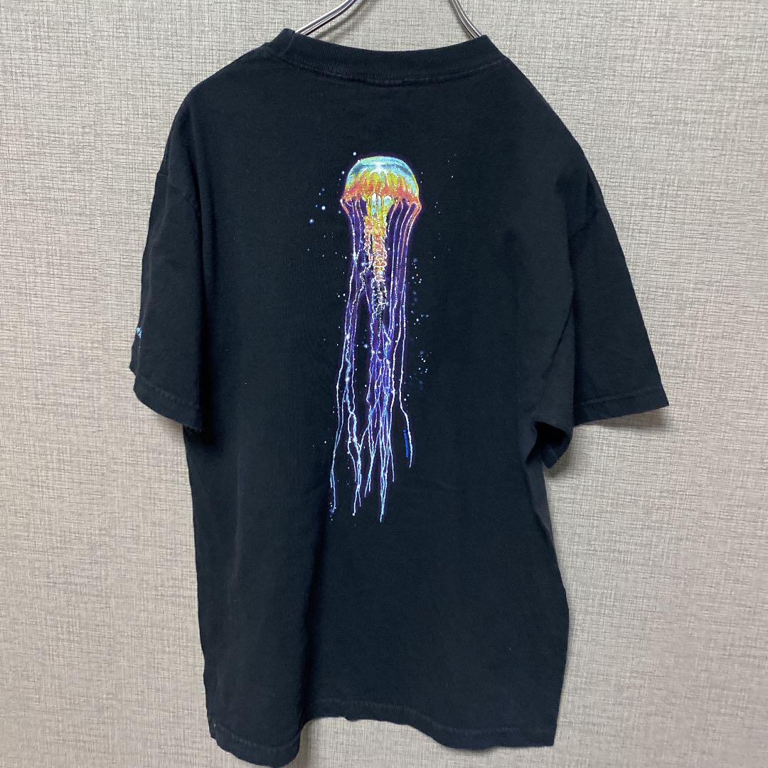 新作登場人気 90s 00s USA製 古着 クラゲ Tシャツ tee 魚 アート レア smhXV-m24054822383 国産特価