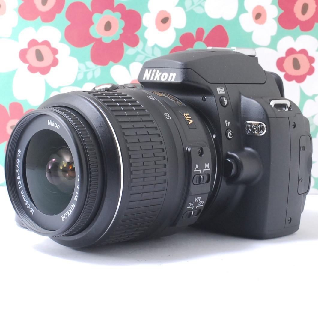 初心者お勧め❤Nikon Ｄ60❤小さい軽るい簡単綺麗❤届いてすぐ使える❤ ❤初心者お勧め❤Nikon D60❤小さい軽るい簡単綺麗❤届いてすぐ