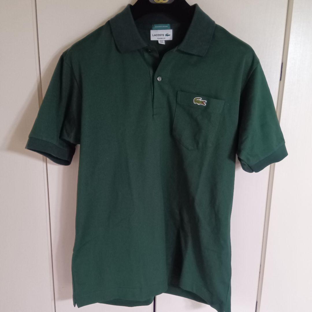 専用。LACOSTE　クラシックフィット　グリーン　サイズМ　日本製