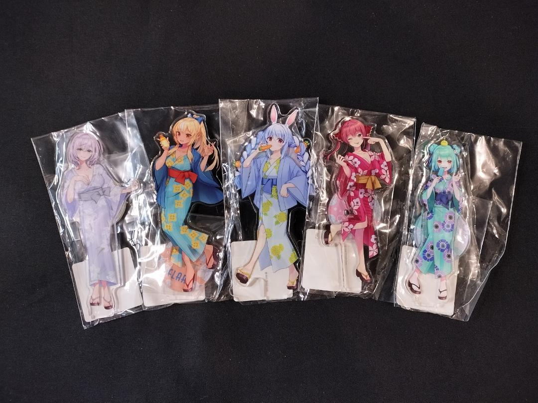 ホロライブ 極楽湯 3期生 アクリルスタンド 浴衣ver. コンプリートセット