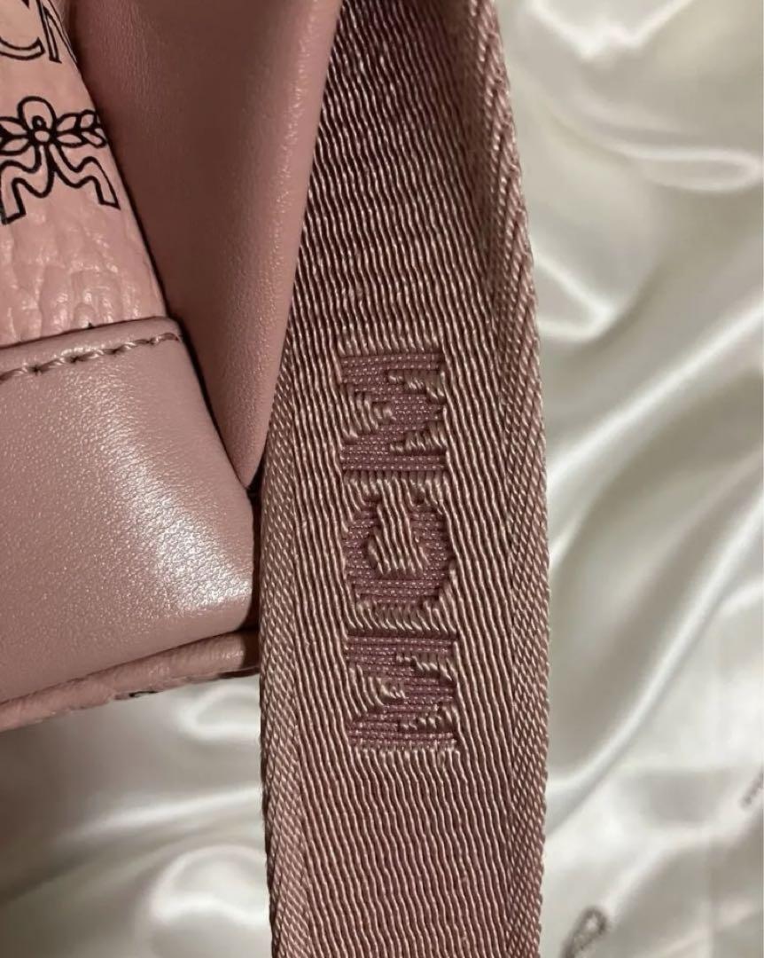 MCM ソフトピンク ピンク リュック スタッズ付き 正規品