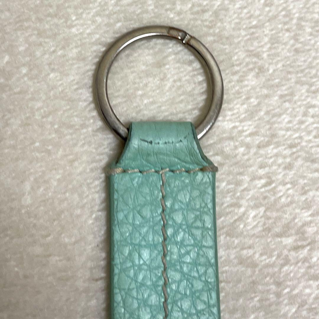 Tiffany ティファニー レザー プレート ティファニーブルー