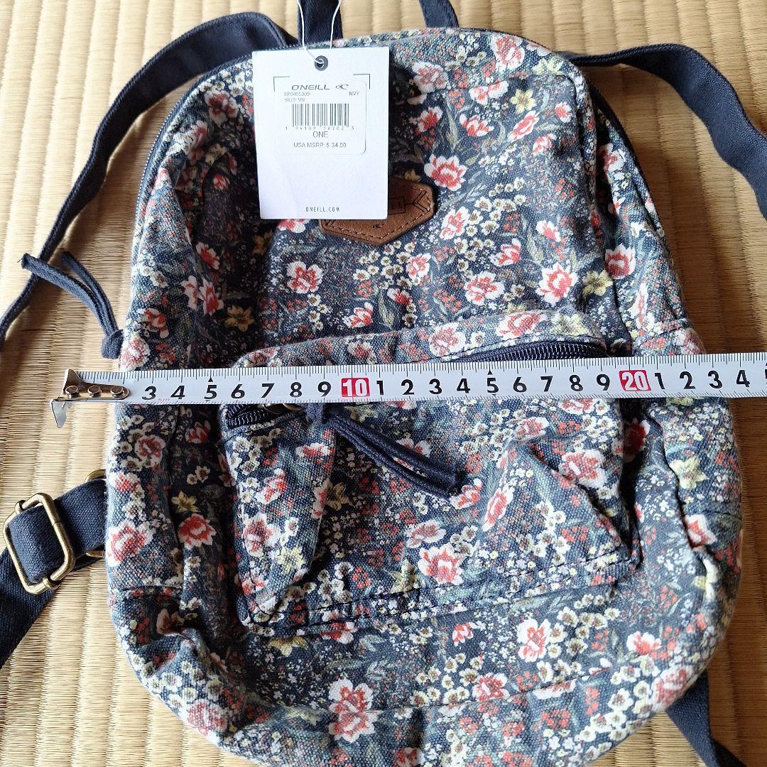 O'NEILL VALLEY MINI フラワープリントリュック