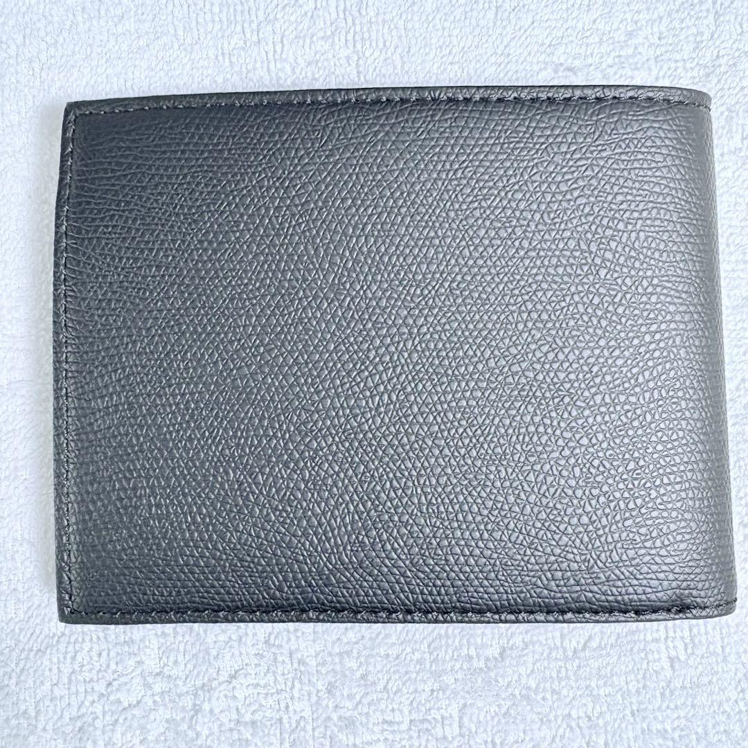 EMPORIO ARMANI 二つ折り財布 ブラックY4R165